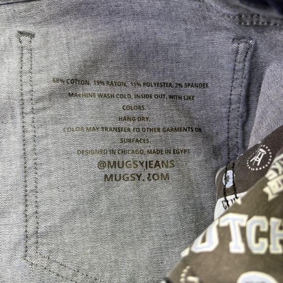 Mugsy PMT Clutch Jeans Medium Wash Straight Leg Size 40x30 FLX3BSNFU - Picture 10 of 14